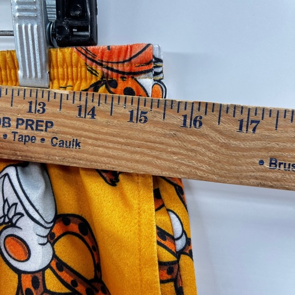 Cheetos Pajama Pants Unisex Small Stretch Lounge Chester Orange - Picture 5 of 11